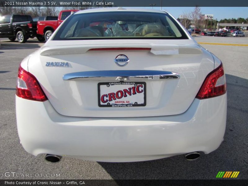 Winter Frost White / Cafe Latte 2011 Nissan Maxima 3.5 SV