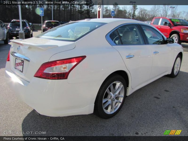 Winter Frost White / Cafe Latte 2011 Nissan Maxima 3.5 SV