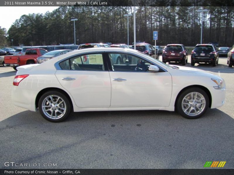 Winter Frost White / Cafe Latte 2011 Nissan Maxima 3.5 SV
