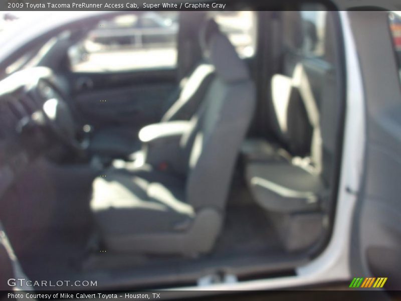 Super White / Graphite Gray 2009 Toyota Tacoma PreRunner Access Cab