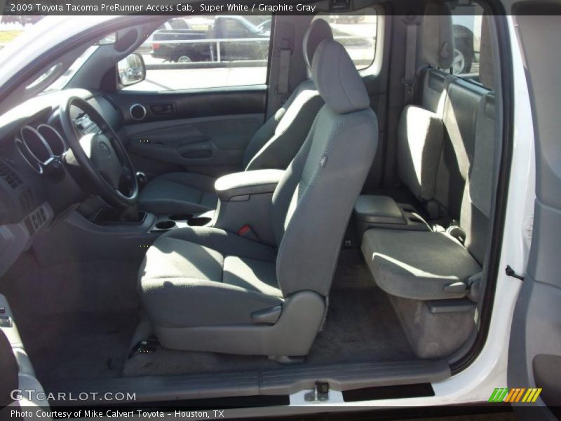Super White / Graphite Gray 2009 Toyota Tacoma PreRunner Access Cab