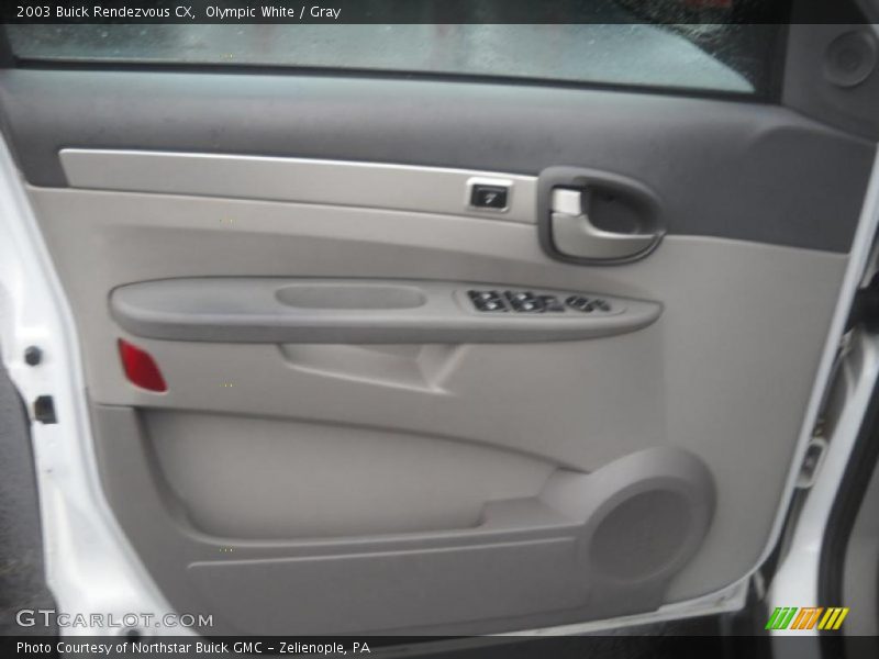 Olympic White / Gray 2003 Buick Rendezvous CX