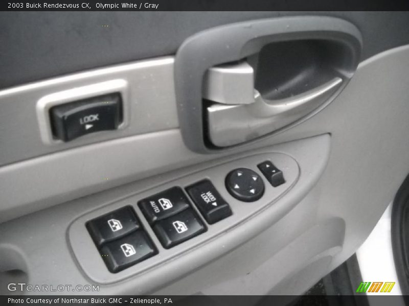 Olympic White / Gray 2003 Buick Rendezvous CX
