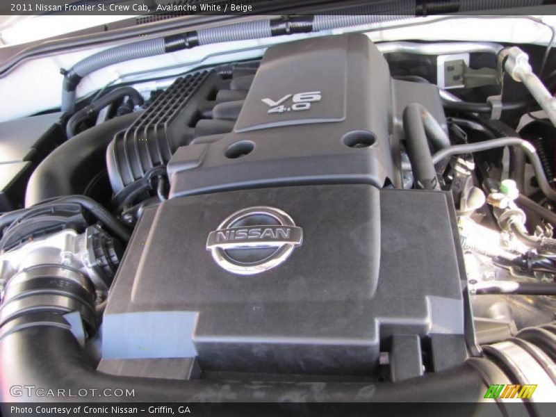  2011 Frontier SL Crew Cab Engine - 4.0 Liter DOHC 24-Valve CVTCS V6