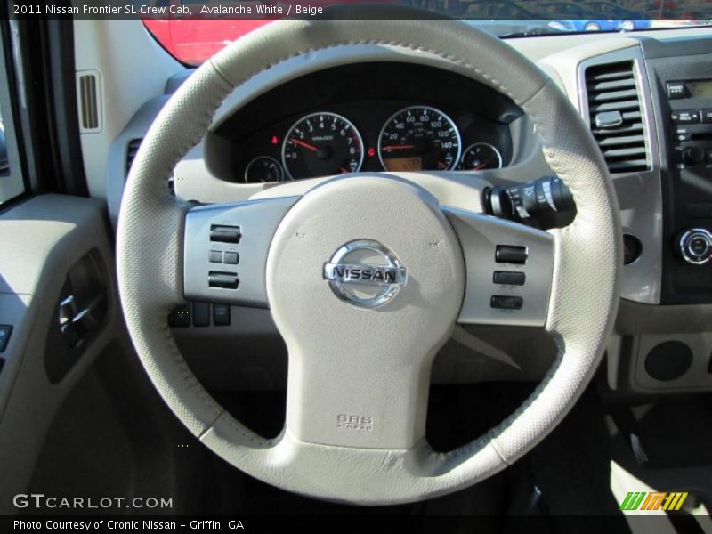  2011 Frontier SL Crew Cab Beige Interior