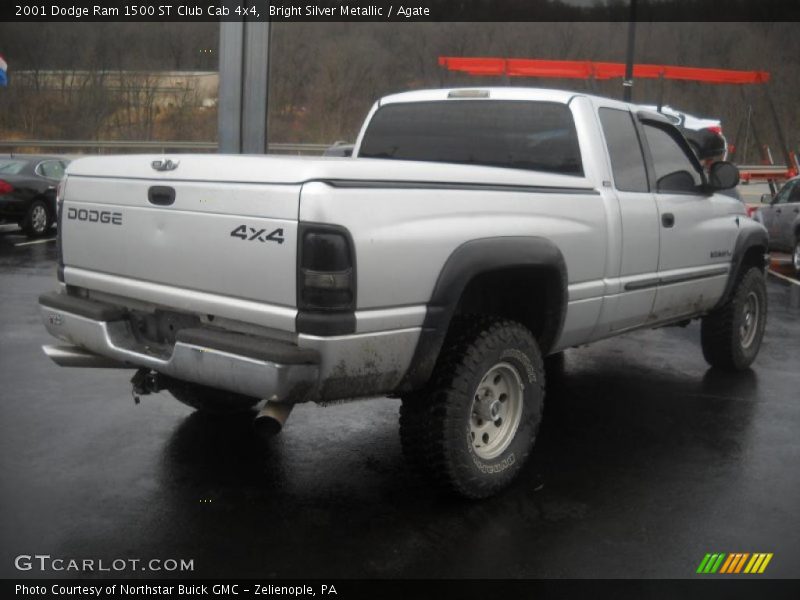 Bright Silver Metallic / Agate 2001 Dodge Ram 1500 ST Club Cab 4x4