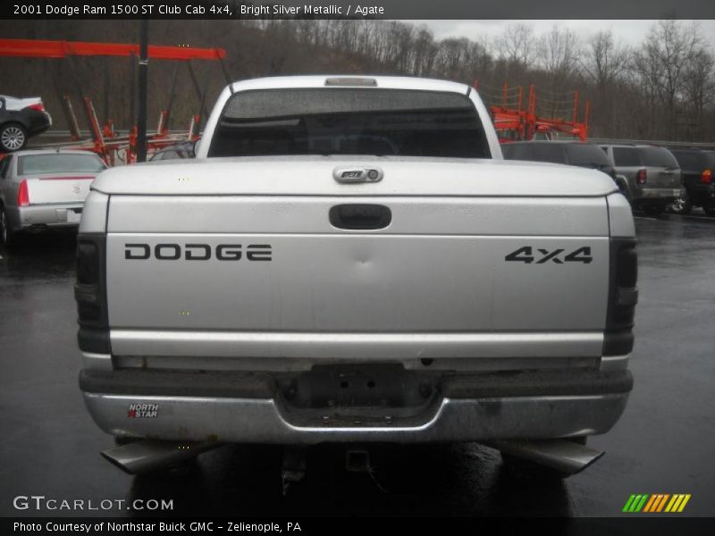 Bright Silver Metallic / Agate 2001 Dodge Ram 1500 ST Club Cab 4x4