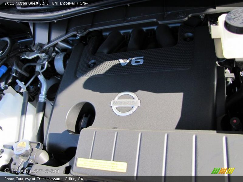 Brilliant Silver / Gray 2011 Nissan Quest 3.5 S
