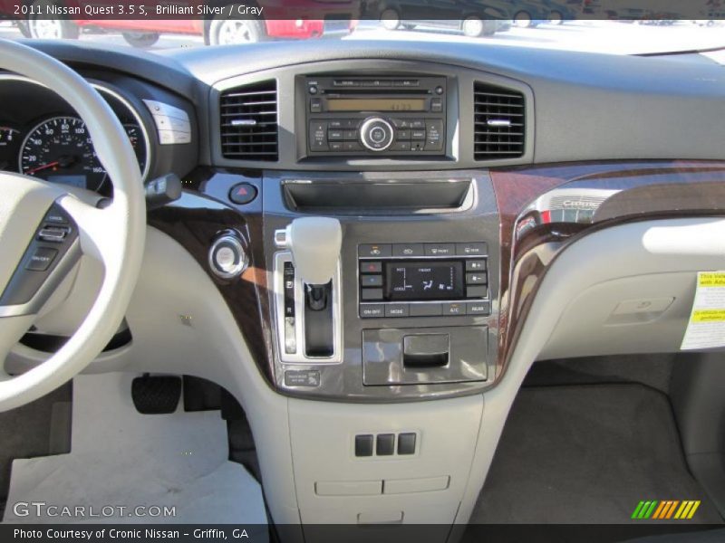 Brilliant Silver / Gray 2011 Nissan Quest 3.5 S