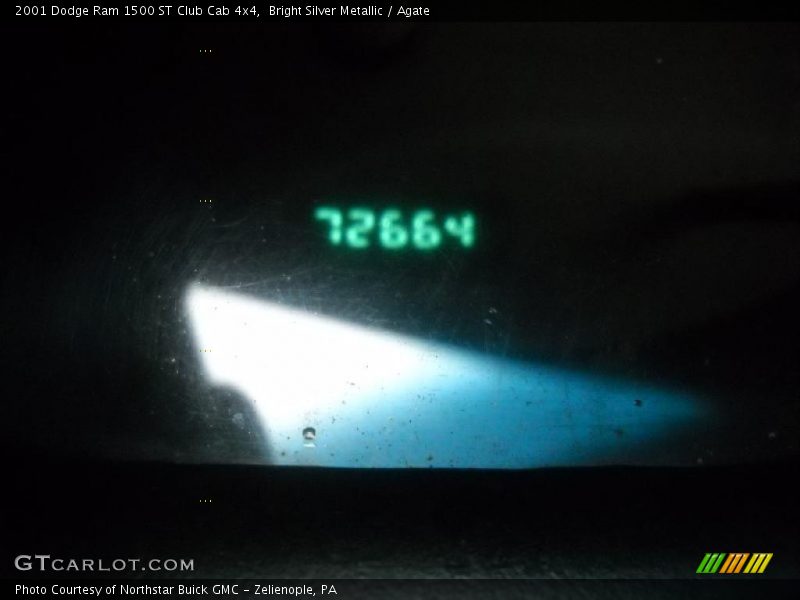 Bright Silver Metallic / Agate 2001 Dodge Ram 1500 ST Club Cab 4x4