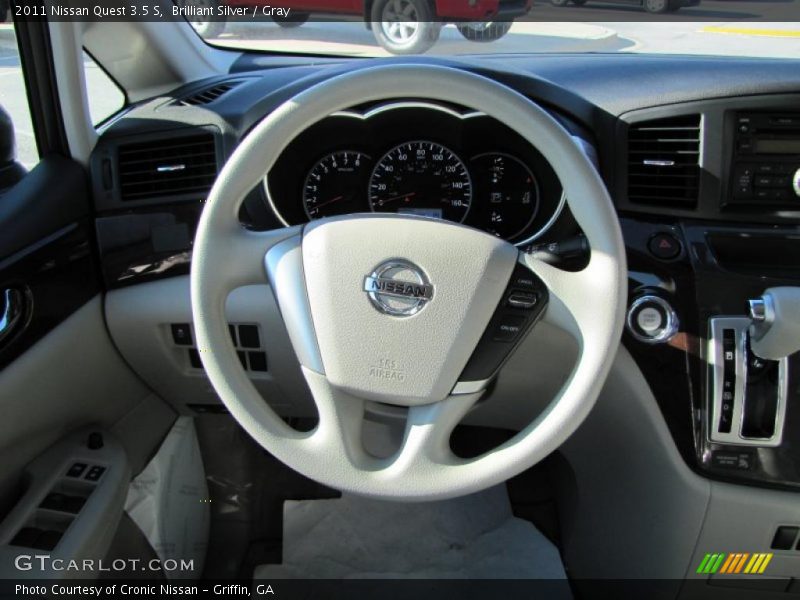 Brilliant Silver / Gray 2011 Nissan Quest 3.5 S