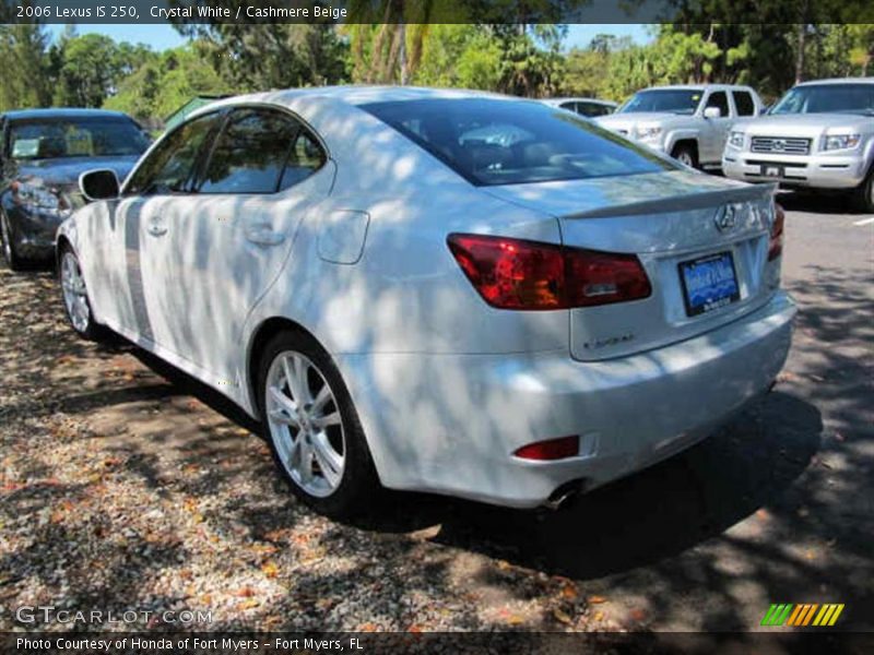 Crystal White / Cashmere Beige 2006 Lexus IS 250