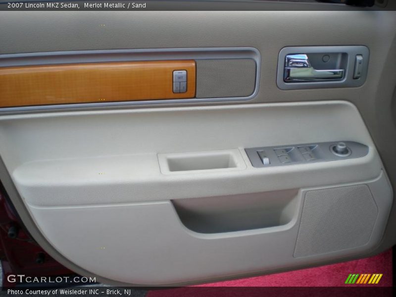 Merlot Metallic / Sand 2007 Lincoln MKZ Sedan