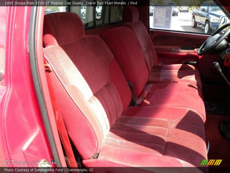  1995 Ram 3500 LT Regular Cab Dually Red Interior