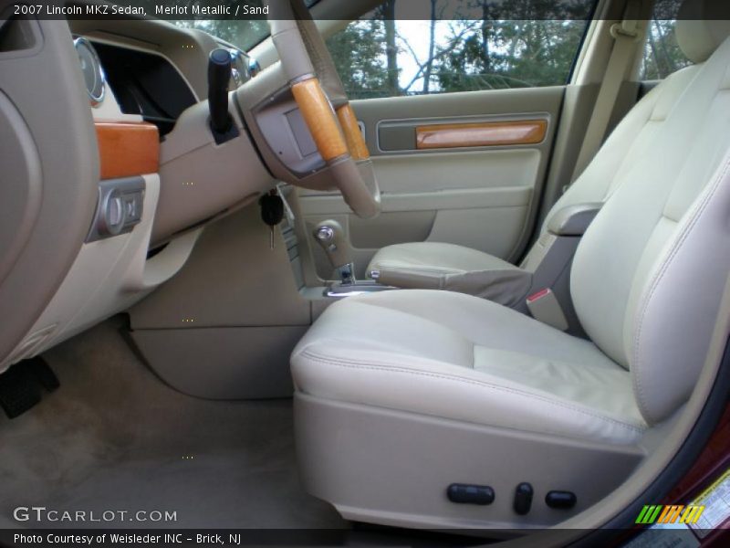 Merlot Metallic / Sand 2007 Lincoln MKZ Sedan