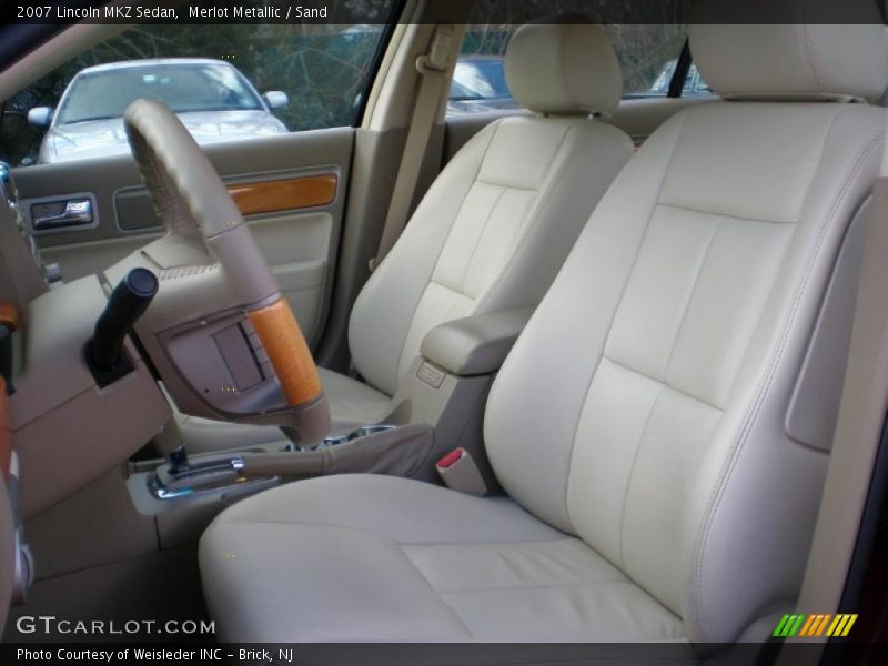 Merlot Metallic / Sand 2007 Lincoln MKZ Sedan