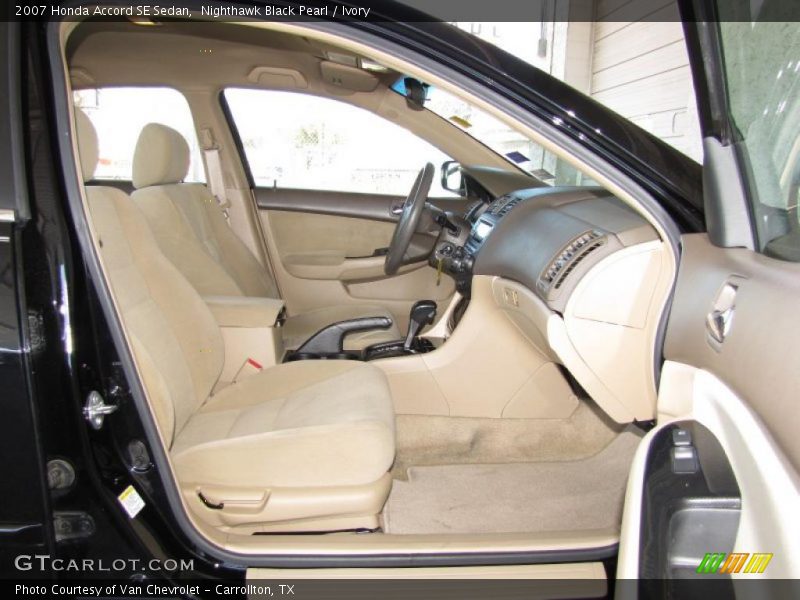 Nighthawk Black Pearl / Ivory 2007 Honda Accord SE Sedan