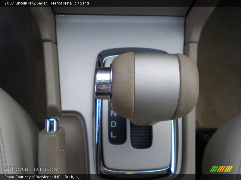 Merlot Metallic / Sand 2007 Lincoln MKZ Sedan