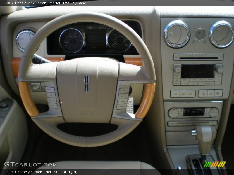 Merlot Metallic / Sand 2007 Lincoln MKZ Sedan