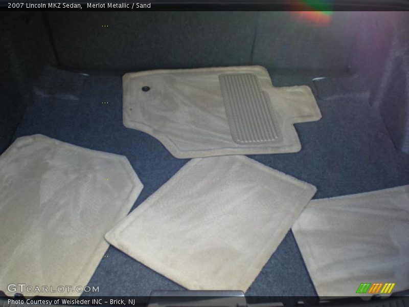 Merlot Metallic / Sand 2007 Lincoln MKZ Sedan