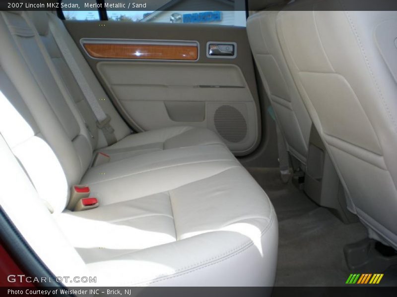 Merlot Metallic / Sand 2007 Lincoln MKZ Sedan
