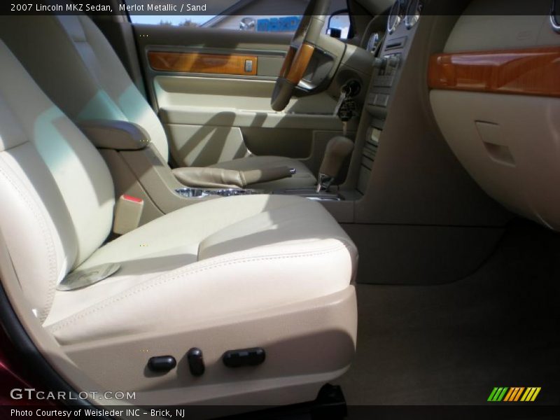 Merlot Metallic / Sand 2007 Lincoln MKZ Sedan