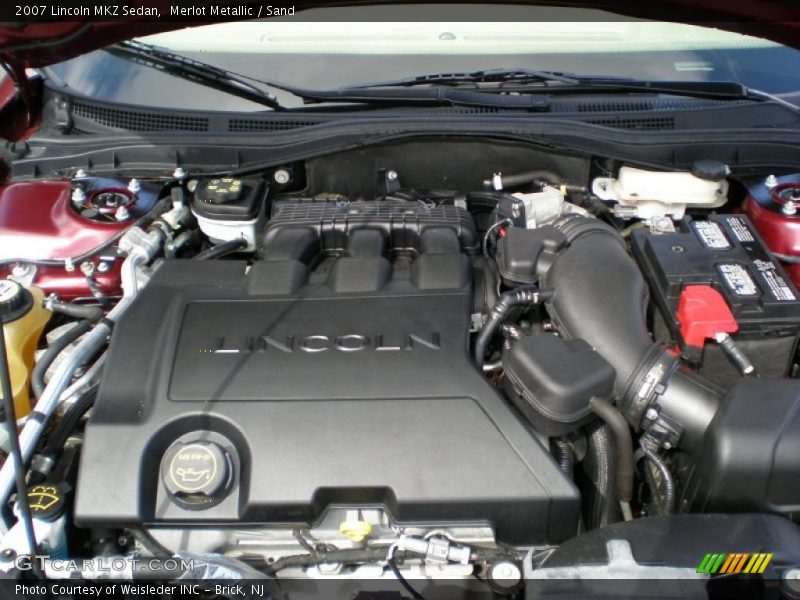 Merlot Metallic / Sand 2007 Lincoln MKZ Sedan