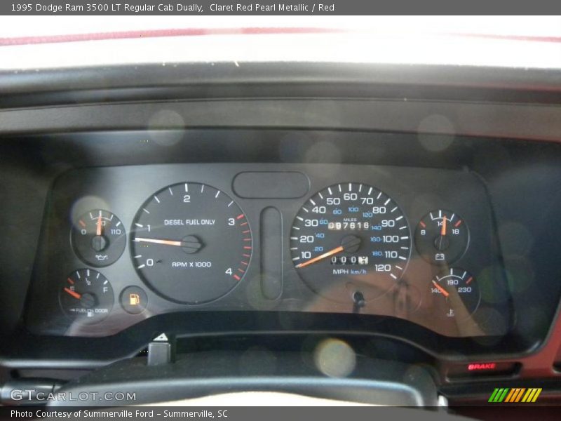  1995 Ram 3500 LT Regular Cab Dually LT Regular Cab Dually Gauges