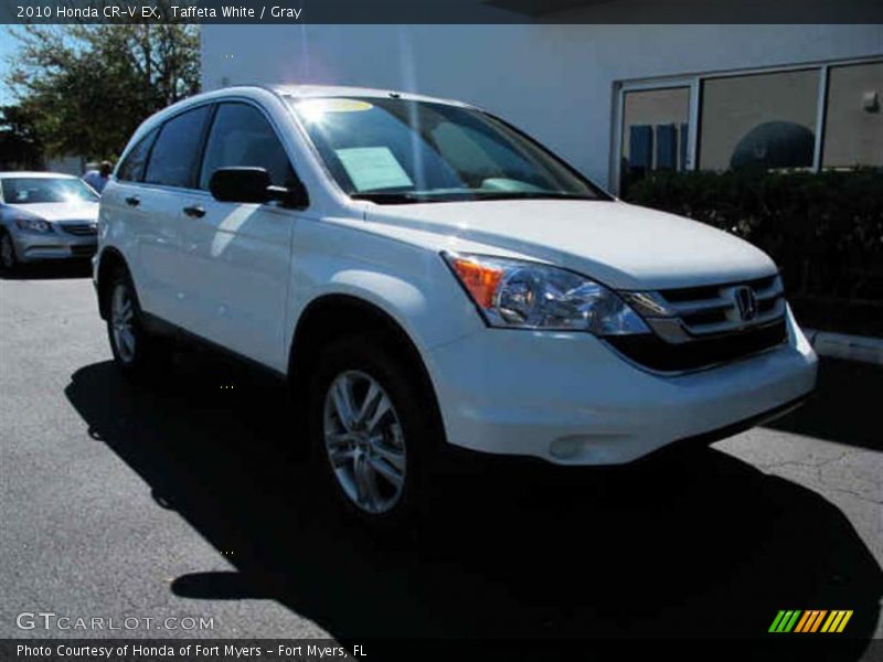 Taffeta White / Gray 2010 Honda CR-V EX