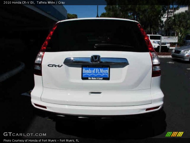 Taffeta White / Gray 2010 Honda CR-V EX