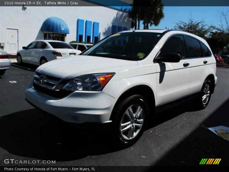 Taffeta White / Gray 2010 Honda CR-V EX