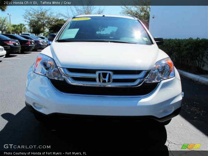 Taffeta White / Gray 2010 Honda CR-V EX