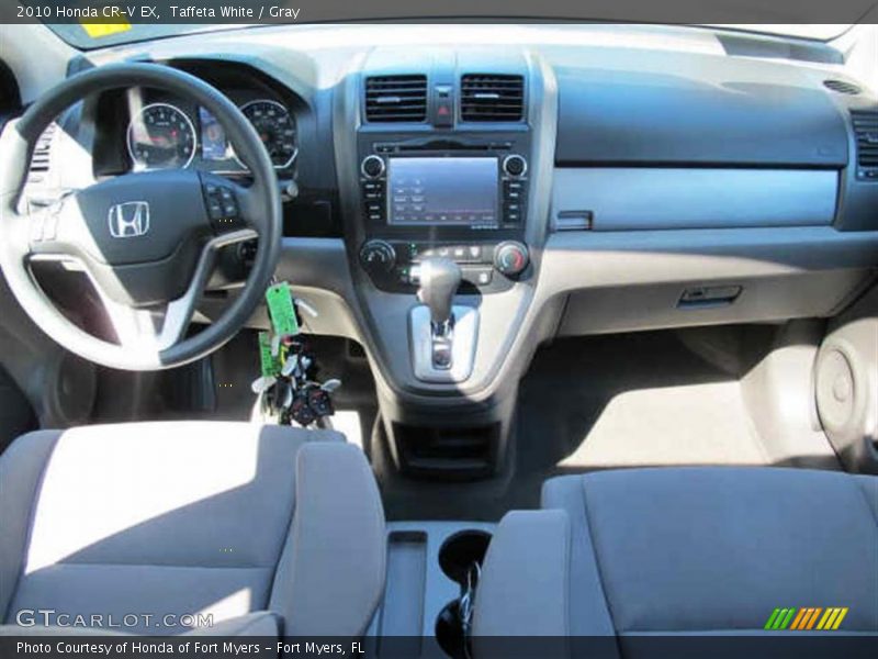 Taffeta White / Gray 2010 Honda CR-V EX