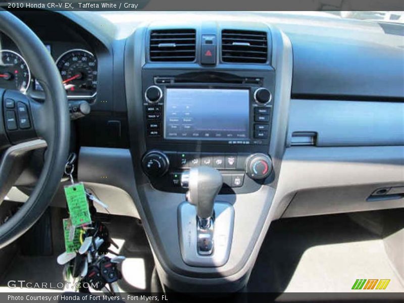 Taffeta White / Gray 2010 Honda CR-V EX