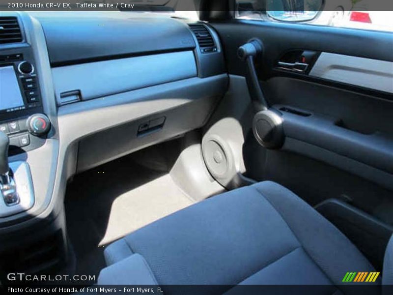 Taffeta White / Gray 2010 Honda CR-V EX