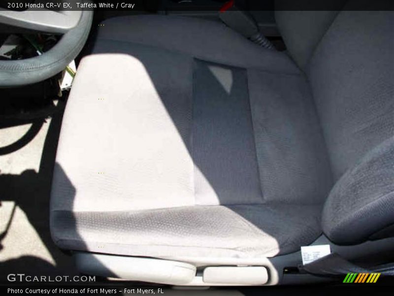 Taffeta White / Gray 2010 Honda CR-V EX