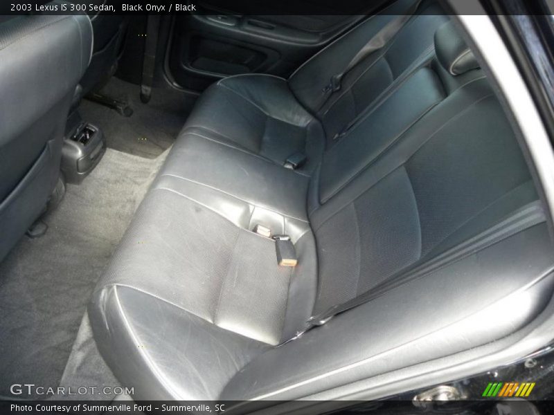  2003 IS 300 Sedan Black Interior