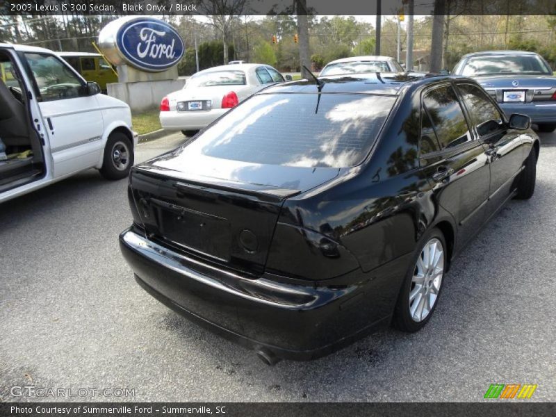 Black Onyx / Black 2003 Lexus IS 300 Sedan