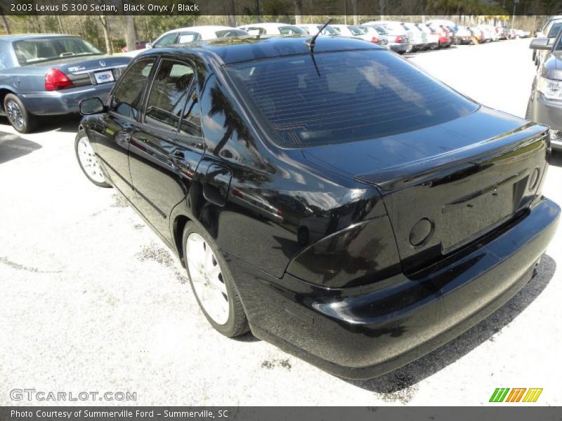 Black Onyx / Black 2003 Lexus IS 300 Sedan