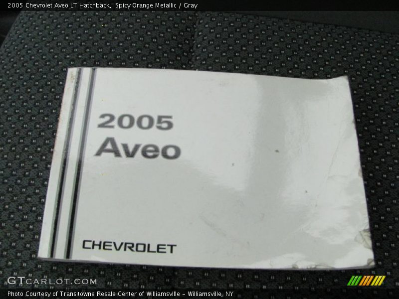 Spicy Orange Metallic / Gray 2005 Chevrolet Aveo LT Hatchback