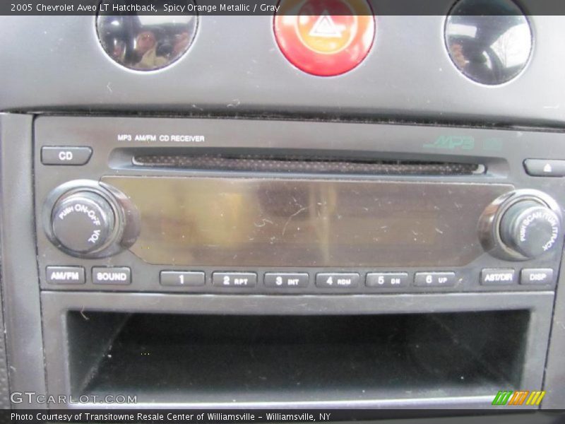 Spicy Orange Metallic / Gray 2005 Chevrolet Aveo LT Hatchback