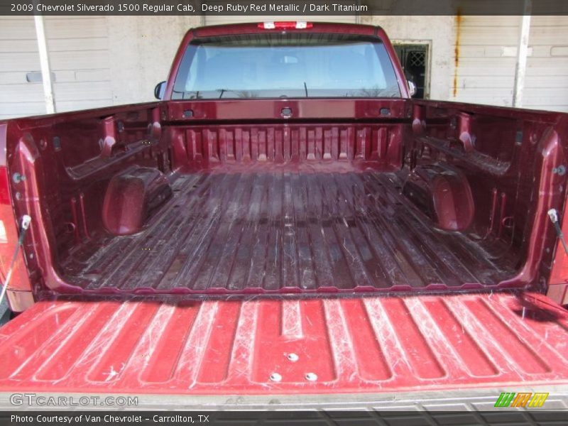 Deep Ruby Red Metallic / Dark Titanium 2009 Chevrolet Silverado 1500 Regular Cab
