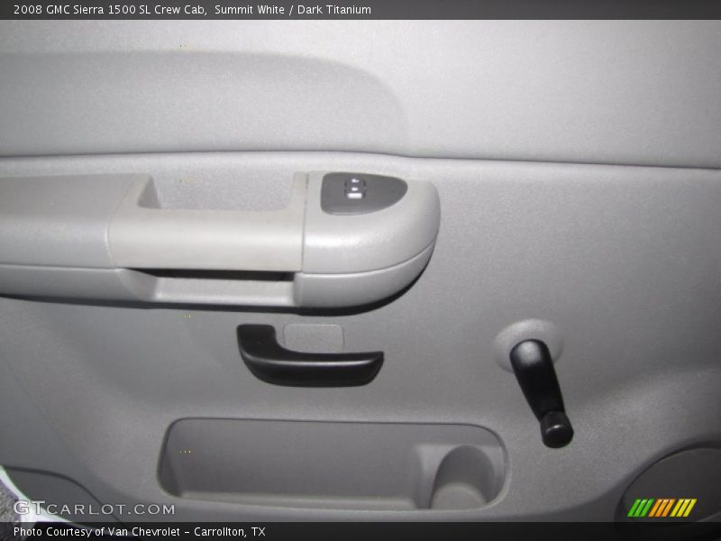 Summit White / Dark Titanium 2008 GMC Sierra 1500 SL Crew Cab