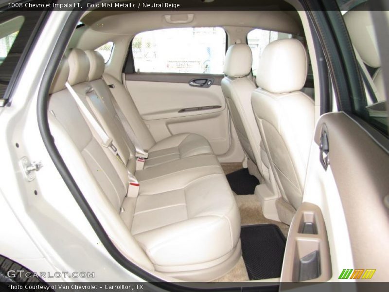 Gold Mist Metallic / Neutral Beige 2008 Chevrolet Impala LT
