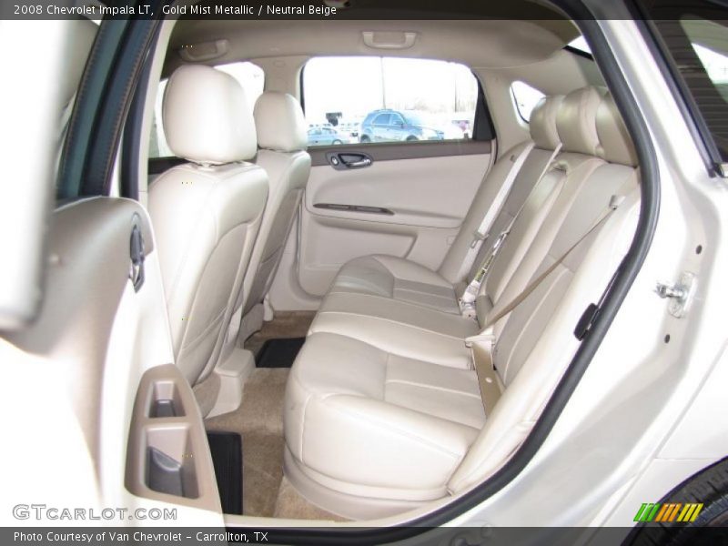 Gold Mist Metallic / Neutral Beige 2008 Chevrolet Impala LT