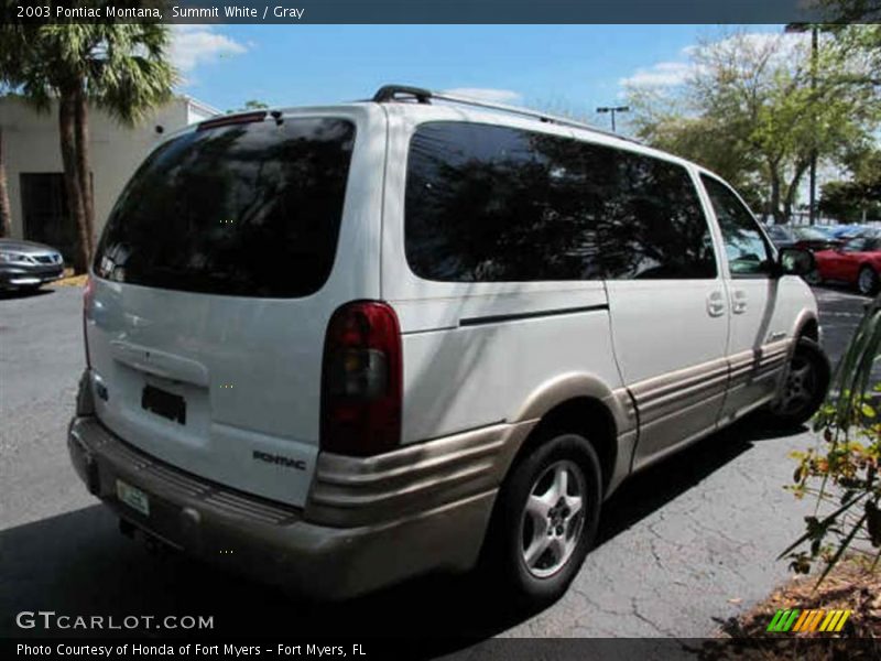 Summit White / Gray 2003 Pontiac Montana