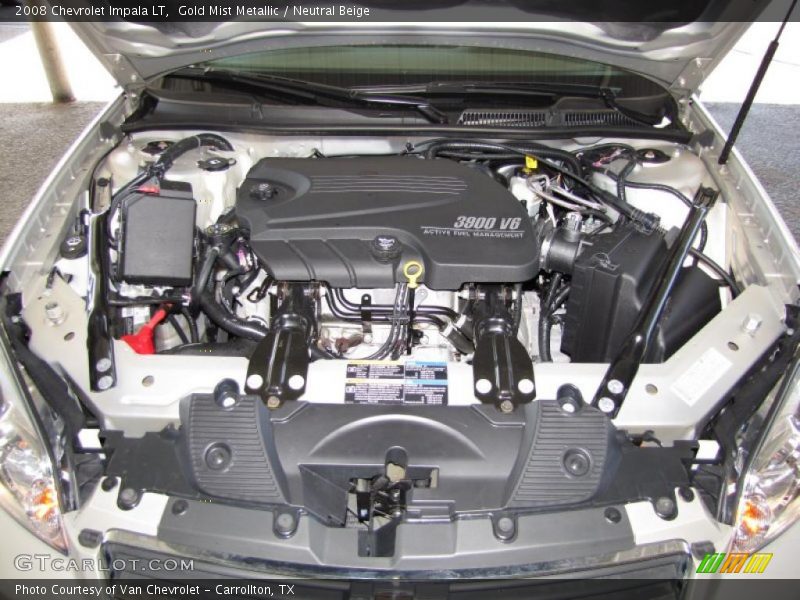 Gold Mist Metallic / Neutral Beige 2008 Chevrolet Impala LT