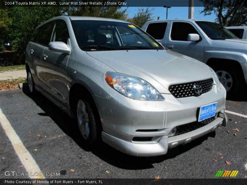 Lunar Mist Silver Metallic / Stone Gray 2004 Toyota Matrix XR AWD