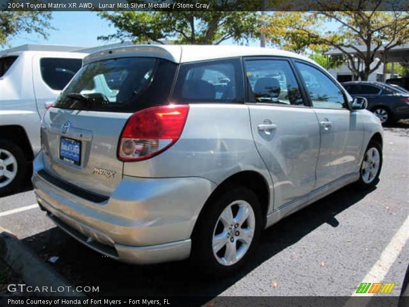 Lunar Mist Silver Metallic / Stone Gray 2004 Toyota Matrix XR AWD