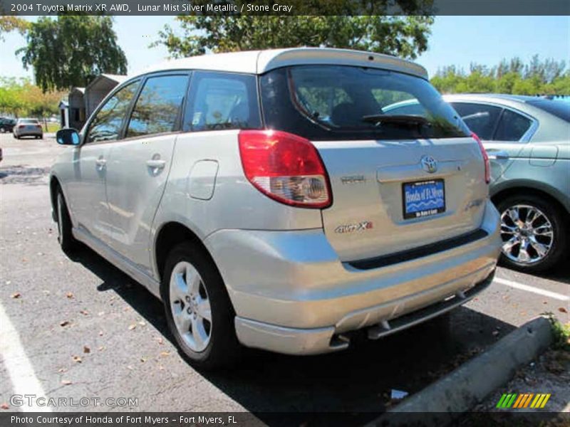 Lunar Mist Silver Metallic / Stone Gray 2004 Toyota Matrix XR AWD
